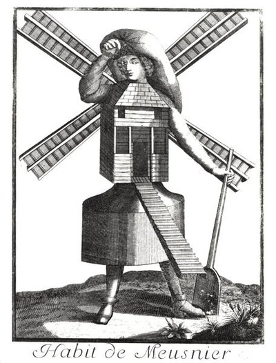 Kleidung für einen Müller von Bonnart 1650 1750 Bonnart 1650 1750