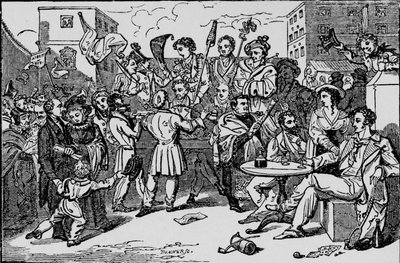 Eine Scheinwahl im Kings Bench Gefängnis, ca. 1828, 1912 von Bonner