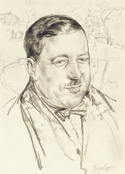 Porträt des Künstlers Ilja Maschkow von Boris Dmitrievich Grigoriev