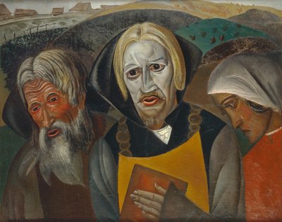 Vasili Kachalov als Zar Fjodor Ioannowitsch, 1923 von Boris Dmitrievich Grigoriev