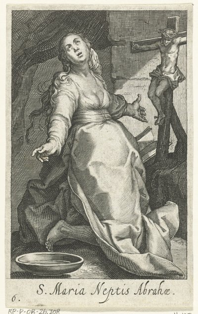 Heilige Maria als Einsiedlerin von Boëtius Adamsz. Bolswert