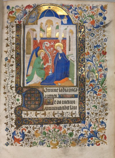 Stundenbuch Gebrauch von Paris: Verkündigung von Boucicaut Master