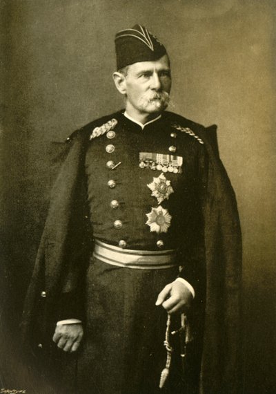 Lord Roberts, 1. Baron von Kandahar, Oberbefehlshaber der Armee in Indien, um 1890er Jahre, 1901 von Bourne and Shepherd