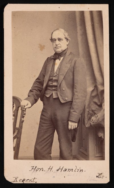 Porträt von Hannibal Hamlin 1809-1891, 1857 von Brady