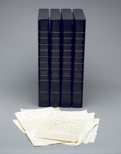 Bram Stokers Originalmanuskript von 