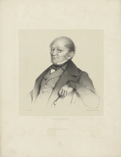 Porträt des Komponisten François Antoine Habeneck, 1781-1849, ca. 1840 von Breitkopf and Härtel