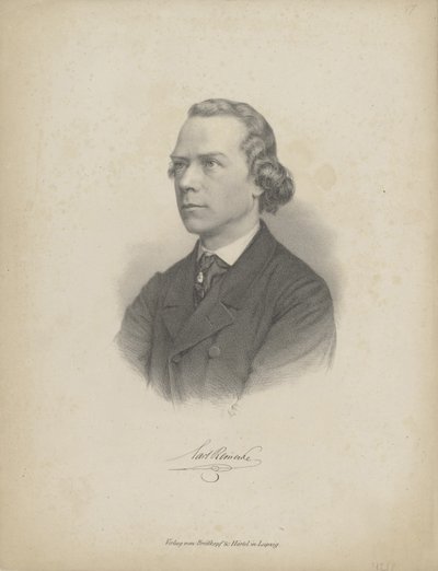 Porträt des Pianisten und Komponisten Carl Heinrich Carsten Reinecke 1824-1910, um 1850 von Breitkopf and Härtel