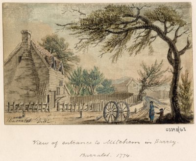 Eine Serie von Skizzen, Ansichten in Großbritannien, dem Kontinent und Amerika 1772-1778 von British School