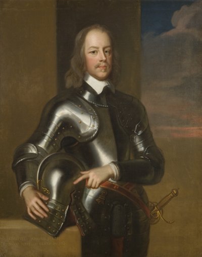 Oberst Adrian Scrope, letzter Gouverneur von Bristol 1649-55 von British School