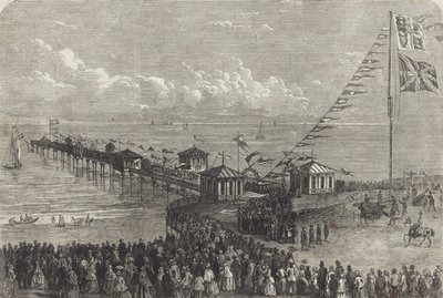 Eröffnung einer britischen Seebrücke von British School