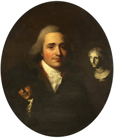 Porträt eines Bildhauers, ca. 1765 von British School