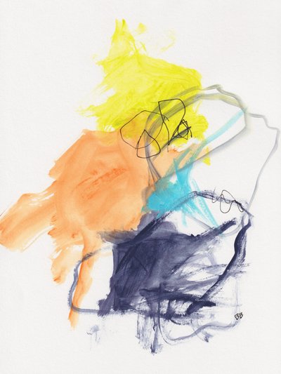 Kühne abstrakte Striche von Bronwyn Baker