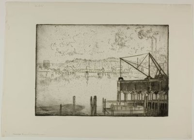 Burrard Inlet, Vancouver, B. C. von Bror Julius Olsson Nordfeldt