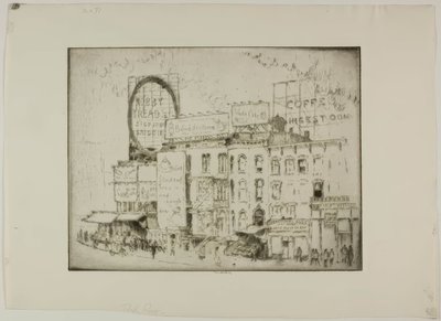 Chicago - Park Row von Bror Julius Olsson Nordfeldt