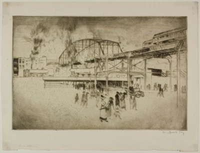 Chicago - Woodlawn, 63rd St. & Jackson Park von Bror Julius Olsson Nordfeldt