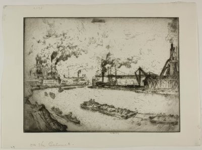 Am Calumet von Bror Julius Olsson Nordfeldt