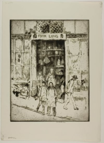 San Francisco - Fook Lung von Bror Julius Olsson Nordfeldt