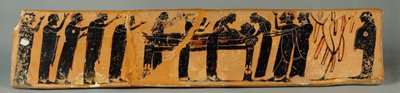 Aufbahrung mit Trauernden von Burgon Group Painter