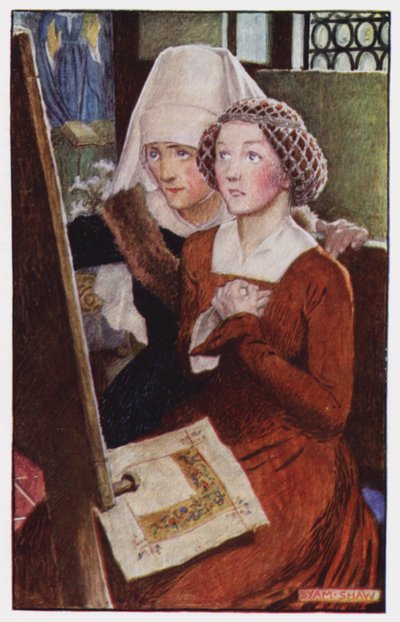 Illustration für The Cloister and The Hearth von Charles Reade von Byam (after) Shaw