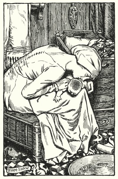 Illustration für The Cloister and The Hearth von Charles Reade von Byam (after) Shaw
