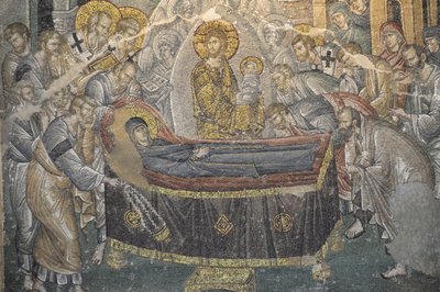 Fresko Heiliger Erlöser in der Chora-Kirche (Kariye Camii), Istanbul, Türkei von Byzantine