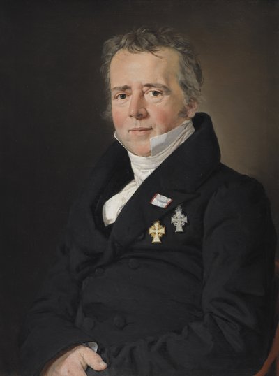 Porträt des Wissenschaftlers Hans Christian Ørsted von C.A. Jensen