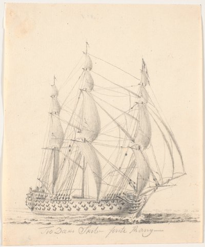 Dreideckiges Schiff - erste Klasse - von C.A. Lorentzen