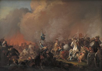 Der Angriff auf Amager 1658 während des Schwedischen Krieges 1657-60 von C.A. Lorentzen
