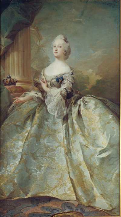 Porträt von Louise, Frederik V