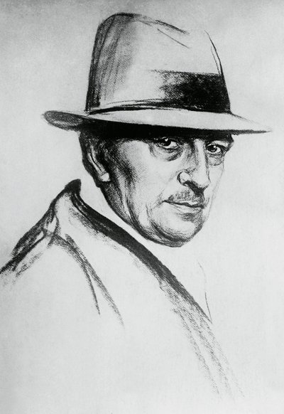 Porträt von Dario Niccodemi (1874-1934), italienischer Dramatiker und Schriftsteller von J.B. and Brown J. Rowbotham
