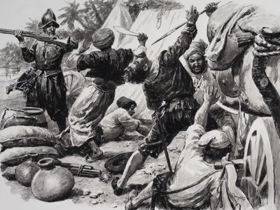Spanier kämpfen gegen Araber von C.L. Doughty