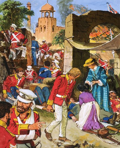 Die Lage der britischen Streitkräfte in Cawnpore verschlechterte sich jeden Tag von C.L. Doughty