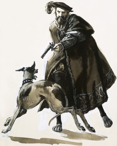 Thomas Seymour erschoss aus Wut einen der Hunde des Königs von C.L. Doughty