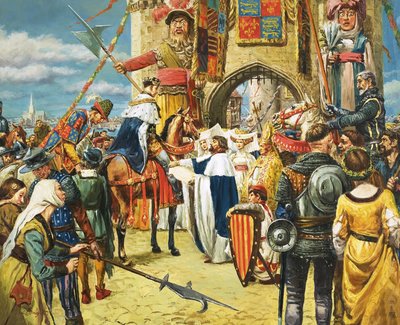 Unbekannter König wird von Würdenträgern begrüßt von C.L. Doughty