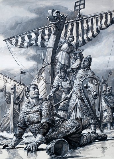 Wilhelm der Eroberer fällt bei Hastings von C.L. Doughty