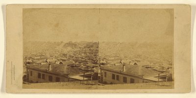 Panoramablick auf San Francisco - Nr. 8. Vom Eckpunkt Sacramento und Taylor Sts. aufgenommen. von C.L. Weed