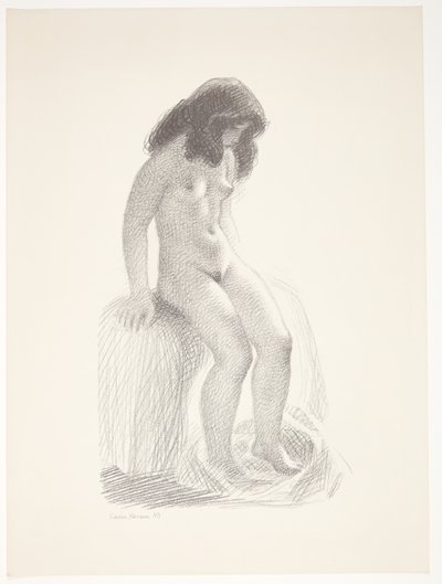 Aus einem Vorraum. Vorstudie zu "Linearperspektive, Tafel VI" von Christoffer Wilhelm Eckersberg
