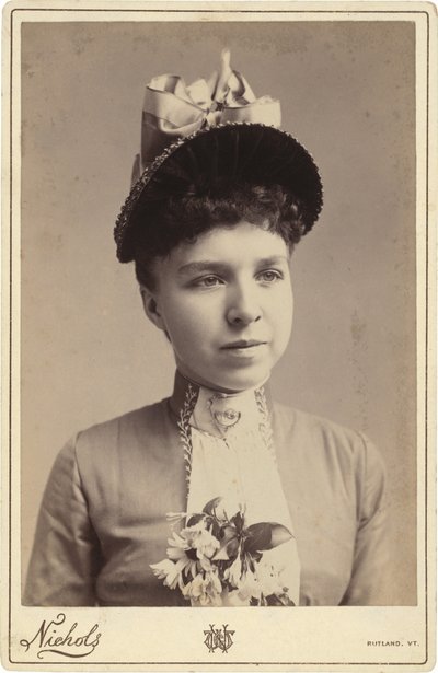 Porträt einer Frau, 1880er-1890er von C.W. Nichols