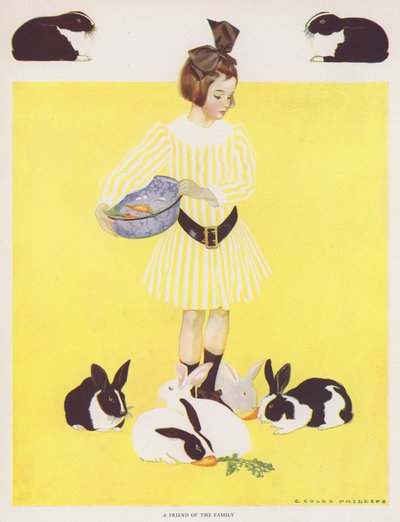 Coles Phillips Mädchen, eine Freundin der Familie von C. Coles Phillips