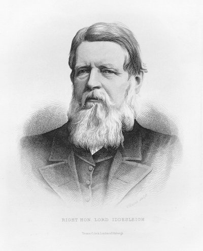 Porträt des Right Hon Lord Iddesleigh von C. Laurie