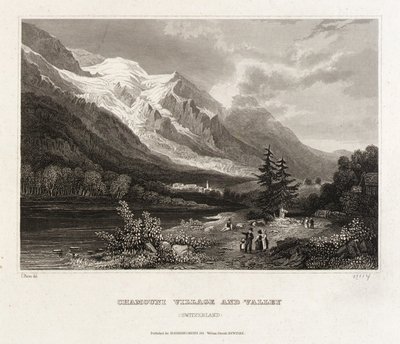 Chamounix Dorf und Tal von C. Reiss