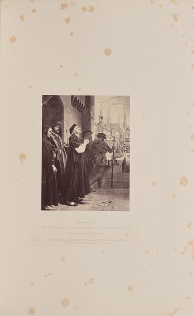 Martyrium von L. Saunders, von C.W. Cope, R.A. von Caldesi and Montecchi