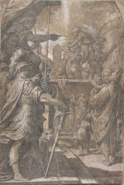 Martyrium einer Heiligen Agnes von Camillo Procaccini