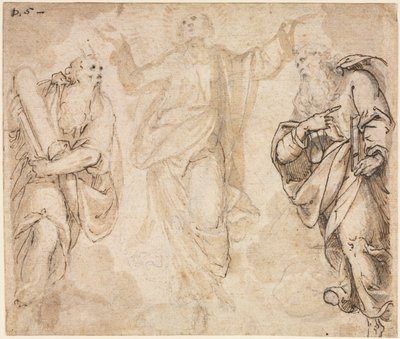 Die Verklärung recto, ca. 1590 von Camillo Procaccini