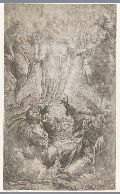 Verklärung Christi auf dem Berg Tabor von Camillo Procaccini