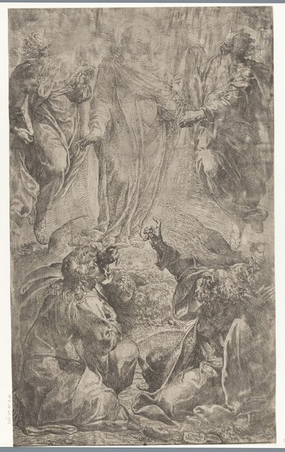 Verklärung Christi auf dem Berg Tabor von Camillo Procaccini
