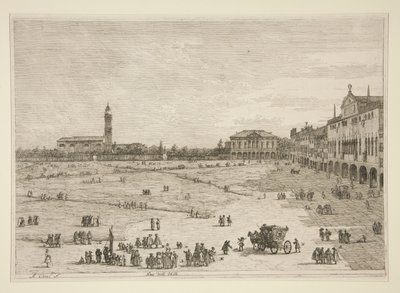 Prà della Valle, aus der Serie Vedute (Ansichten) von Canaletto (Giovanni Antonio Canal)