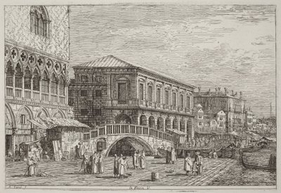 Le Preson. V. [unten links] von Canaletto