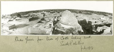Khan Yunis vom Burgturm, Südpalästina, Juli 1917 von Capt. Arthur Rhodes