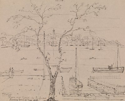 Von unserem Haus in East Cowes, Sonntagabend, 12. Mai 1833 von Capt. Thomas Hastings